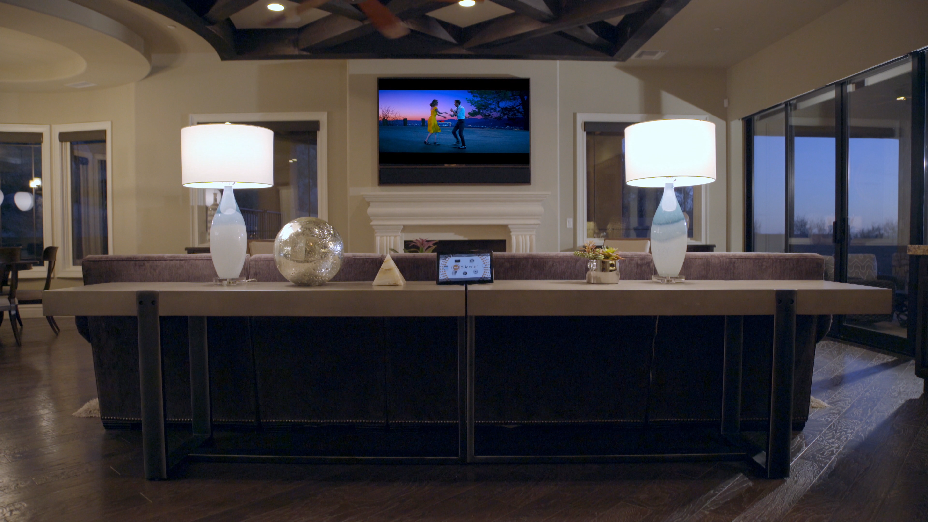 family room automation