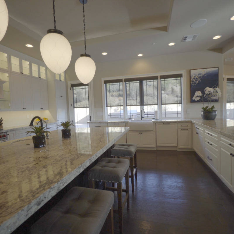 lighting control kitchen shades